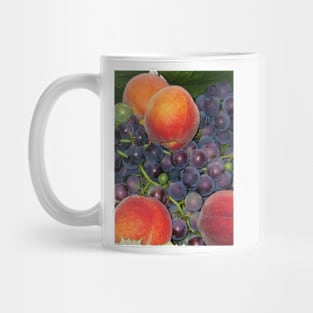 Peaches & Grapes Mug